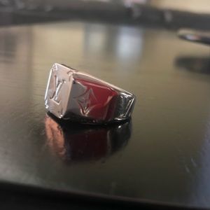 lv monogram signet ring